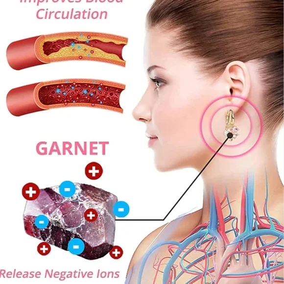 14K Gold Plated Full Diamond Zircon Hoop Earrings for Women - Picture 4 of 6